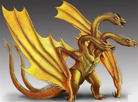 King Ghidorah - Epic Kaiju Monster Art