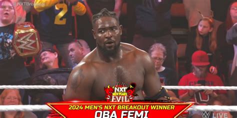 Oba Femi Wins NXT Men's Breakout Tournament At NXT New Year's Evil 2024 ...