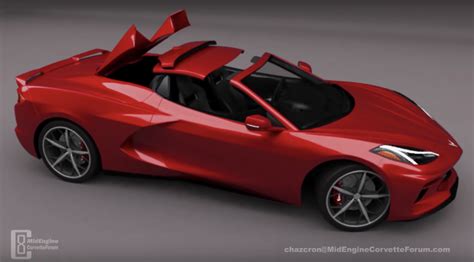 Here's Another Convertible C8 Corvette Rendering