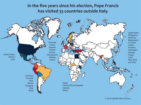 The places Pope Francis has gone – CatholicPhilly