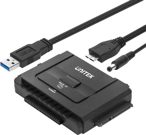 UNITEK Y-3322 - Unitek Converter USB 3.0. to IDE+SATA with On/Off Switch, Y-3322: Amazon.co.uk ...