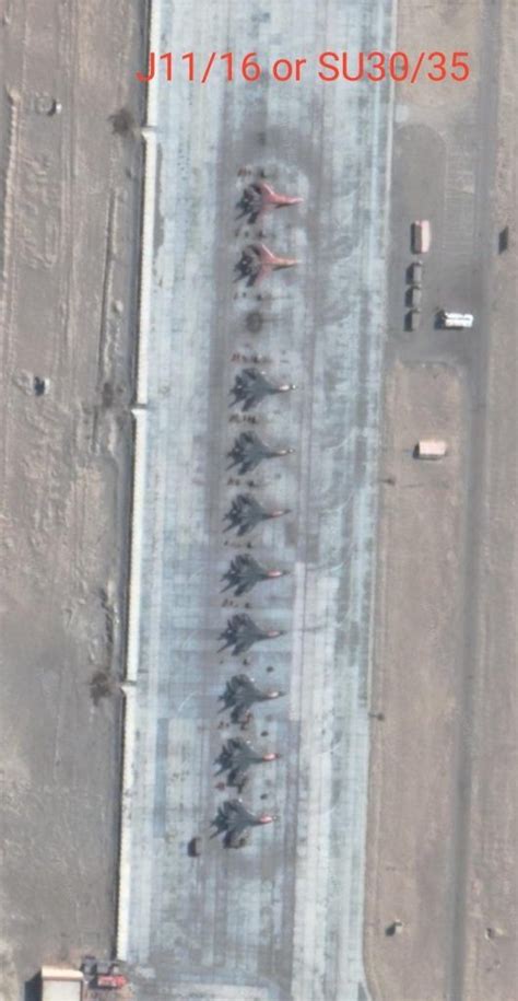 Satellite Imagery Shows PLAAF Fighter Jets Deployment Along With The ...