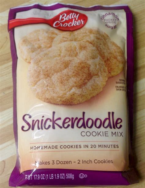 Betty Crocker Snickerdoodle Cookie Mix reviews in Baked Goods ...