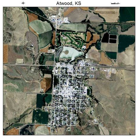 Aerial Photography Map of Atwood, KS Kansas