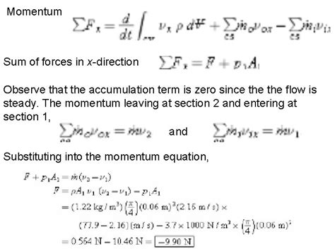 Fluid Mechanics Chapter 6 Momentum Equation Dr Amer