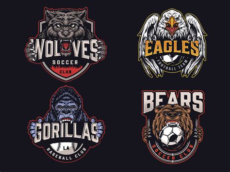 Sports team logos | Sports team logos, Animal logo, Monkey logo design