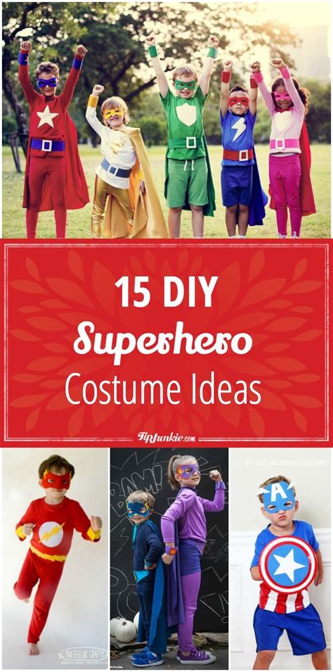 15 DIY Superhero Costume Ideas | Diy superhero costume, Super hero costumes, Superhero costumes kids