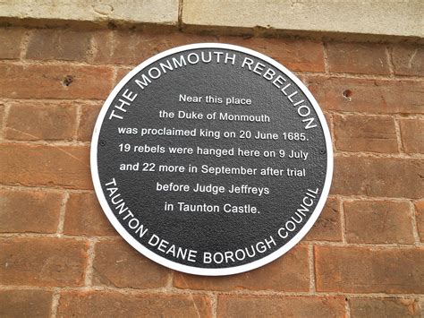 Off the Beaten Track in Somerset: The Monmouth Rebellion and the Battle of Sedgemoor, 1685