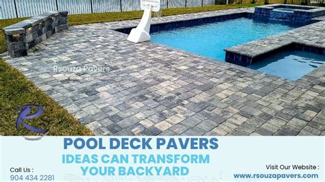 Pool deck pavers ideas can transform your backyard – 904 434 2281