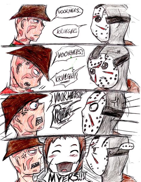 Freddy vs Jason.. and Michael? by HorrorMadnessPeep on DeviantArt