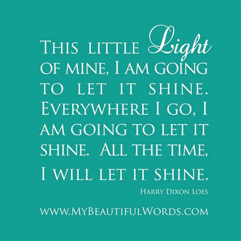 My Beautiful Words.: This Little Light...