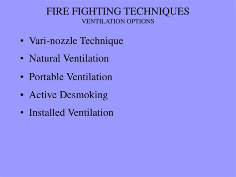 PPT - FIRE FIGHTING TECHNIQUES PowerPoint Presentation, free download - ID:1751368