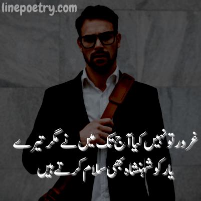 250+ Powerful Attitude Poetry 2 Lines In Urdu - Linepoetry