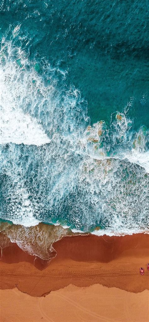 aerial photography of beach iPhone 11 Wallpapers Free Download