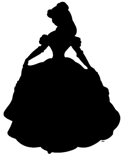 the beauty and the beast Silhouette - Belle | Gör det själv och hantverk, Disneyprinsessa, Hantverk