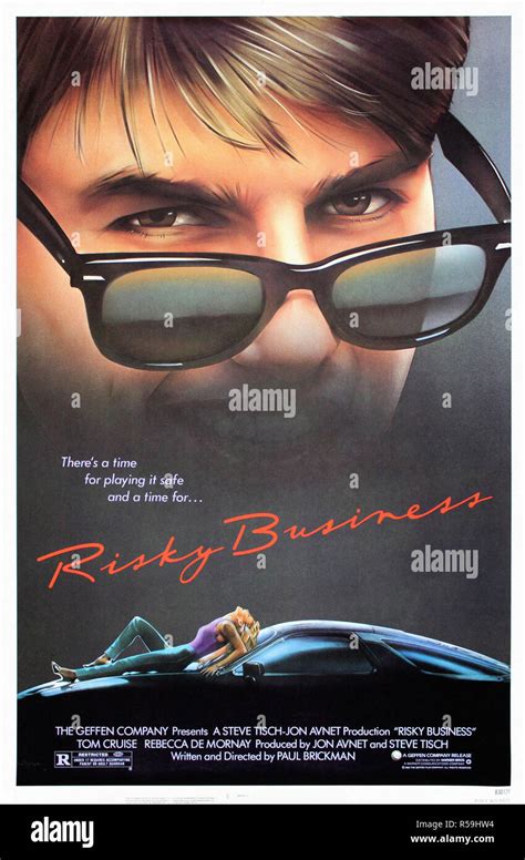 Risky Business - Original Movie Poster Stock Photo - Alamy