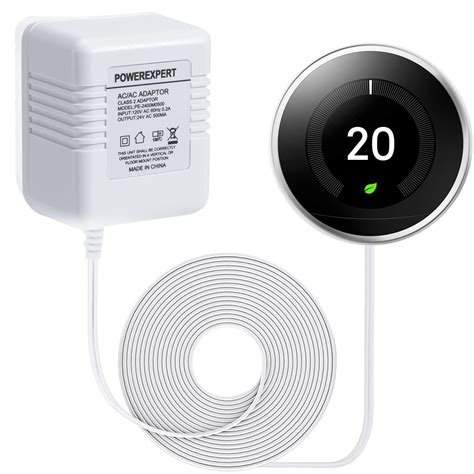 Buy Thermostats 24 Volt Transformer C Wire Power Adapter for Nest ...