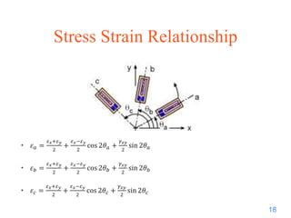 Strain rosette analysis 1 | PPT