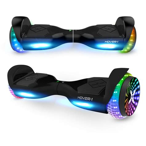 Hover-1 i-200 Hoverboard with Built-In Bluetooth Speaker, LED Headlights, LED Wheel lights, 7 ...