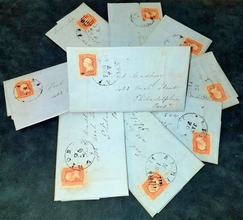 Rare: Collection of 9 Civil War Letters -- Antique Price Guide Details Page