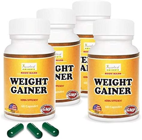 Buy Ayurleaf Weight Gainer Weight Gain Formula Men or Women. Gain weight pills (60) tablets - 1 ...