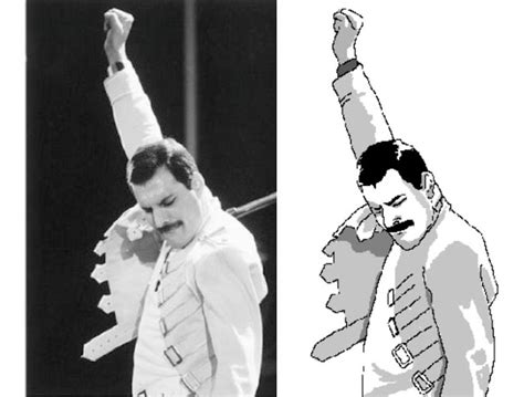 Freddy Mercury Rage Pose with MEMES | Celebrity Gallery and Gossip