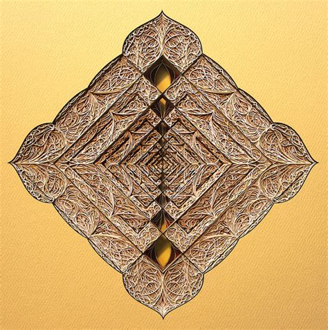 Amazingly detailed laser cut paper art by Eric Standley