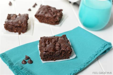 Dark Chocolate Brownies - Feel Great in 8 Blog