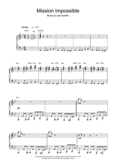 Mission: Impossible Theme | Sheet Music Direct