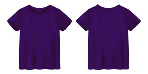 Unisex purple t shirt mock up. T-shirt design template. 5640736 Vector Art at Vecteezy