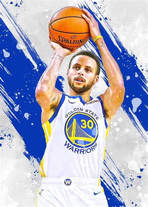 Steph Curry Golden State Warriors Poster Print Sports Art | Etsy in ...