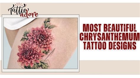 15 Most Beautiful Chrysanthemum Tattoo Designs | TattooAdore