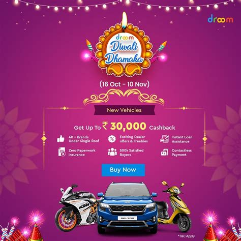 Diwali Offers - Best Diwali Deals on Car, Bike, Scooter 2020 | Droom