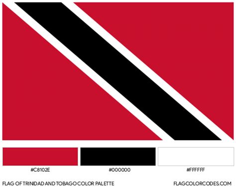 Trinidad and Tobago flag color codes