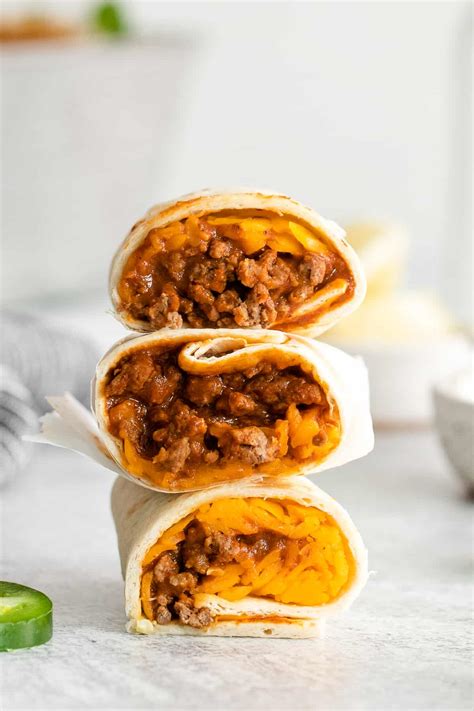 Copycat Taco Bell Chili Cheese Burrito - The Cheese Knees