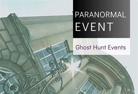 Ghost Hunt Events - Devizes Venues