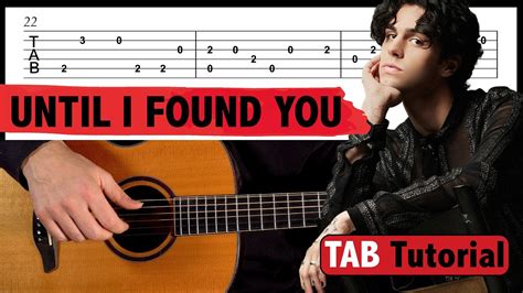 Until I Found You - EASY Fingerstyle GUITAR TAB - YouTube