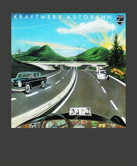 Kraftwerk Autobahn 3 Album Cover Digital Art by Owen Wilson - Pixels