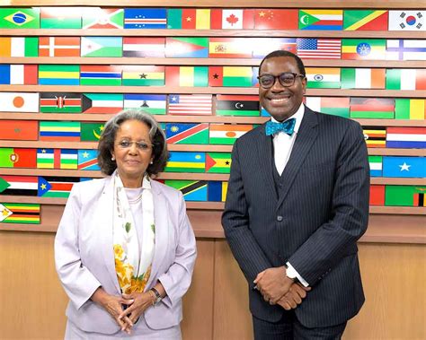 Ethiopian President Sahle-Work Zewde and African Development Bank chief ...