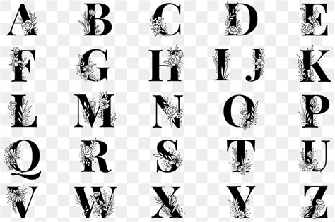 Alphabet | Free Vector, PSD & PNG Letter Alphabet & Calligraphy Fonts - rawpixel