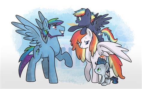 Rainbow's Family by LugiaAngel on DeviantArt