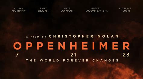 Christopher Nolan Debuts First Poster for ‘Oppenheimer’ Movie as Teaser Trailer Airs in Theaters ...