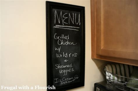 Frugal with a Flourish: Chalkboards out of Cardboard