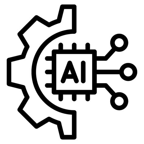 AI and Automation icon 29272378 Vector Art at Vecteezy