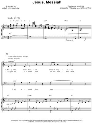 "Jesus, Messiah" Sheet Music - 3 Arrangements Available Instantly ...