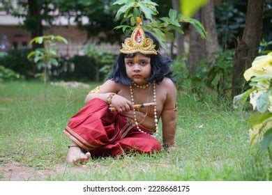 Baby Boy Little Krishna Costume Stock Photo 2228668175 | Shutterstock