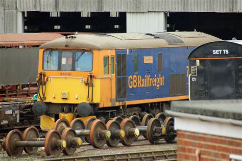 47s and other Classic Power at Southampton: Class 73 locomotives at Eastleigh, 1st May 2019