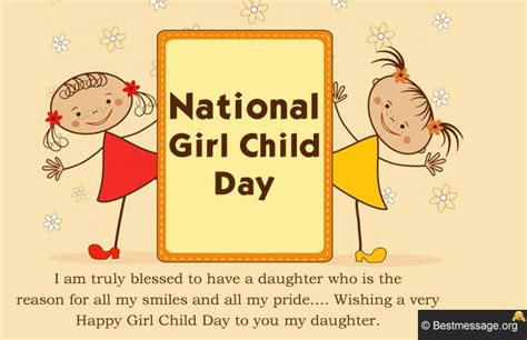 National Girl Child Day Messages, Quotes and Wishes 2024