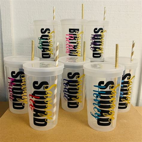 Personalized Birthday Party Cups Reusable Gift Cups for | Etsy