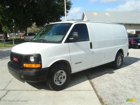 2005 Summit White GMC Savana Van 2500 Commercial #20874759 | GTCarLot.com - Car Color Galleries